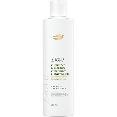 Dove Cucumber Moisture Shampoo for Dull & Dry Hair,  with Liquid Bio-Protein Care, 355 ML
