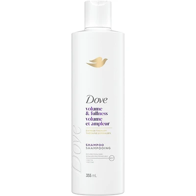 Shampoing pour Cheveux Plats, Dove Volume et Ampleur  avec Soin Bio-Protéine Liquide 355 ML