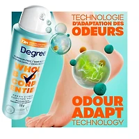 Degree Women Whole Body Deodorant Spray, Fresh Citrus Scent, Aluminum Free 72H Odour Protection, 113g