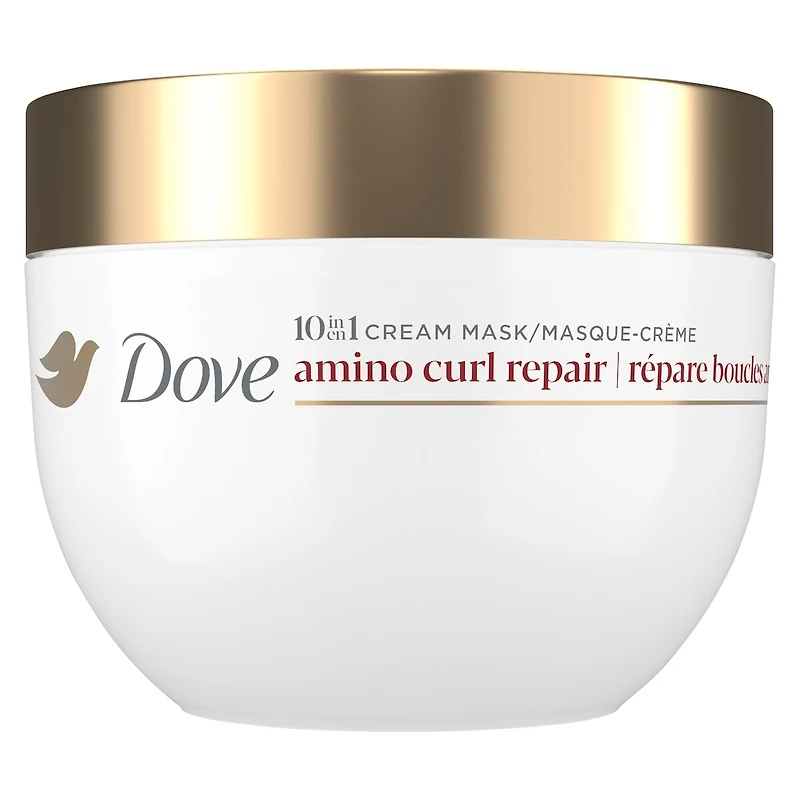 Dove Amino Curl Repair for Curly, Coily Hair 10in1 Cream Mask with Bio-Protein Care Technology + Jojoba Oil 260g