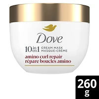 Dove  Amino Curl Repair for Curly, Coily Hair 10in1 Cream Mask with Bio-Protein Care Technology +  Jojoba Oil 260g