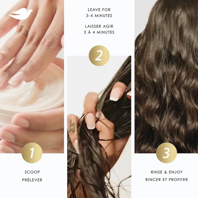 Dove Amino Curl Repair for Curly, Coily Hair 10in1 Cream Mask with Bio-Protein Care Technology + Jojoba Oil 260g