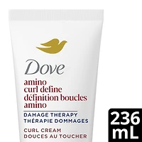 Dove  Curl Cream for Curly, Coily Hair Amino Curl with Bio-Protein Care Technology + Amino Complex 236mL