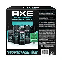 AXE Apollo Gift Set - Includes Apollo Body Spray, Apollo Body Wash, Apollo 2-in-1 Shampoo and Conditioner, and Apollo Deodorant Stick