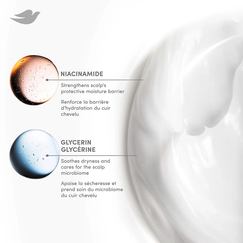 Derma Scalp Shampoo for 100% Flake-Free* & Smooth Hair, Dryness & Itch Relief with Niacinamide & Glycerin, 473mL