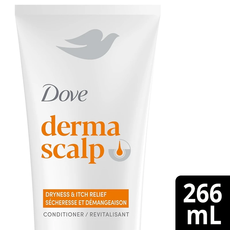 Derma Scalp Conditioner for Soothed Scalp & Smooth Hair, Dryness & Itch Relief with Niacinamide & Glycerin, 266mL