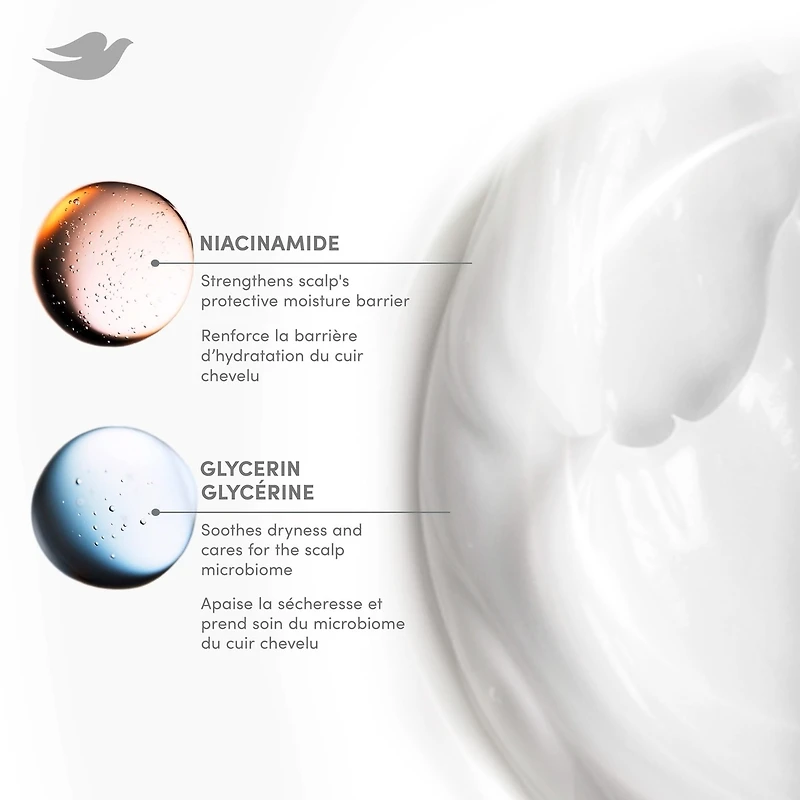 Derma Scalp Conditioner for Soothed Scalp & Smooth Hair, Dryness & Itch Relief with Niacinamide & Glycerin, 266mL