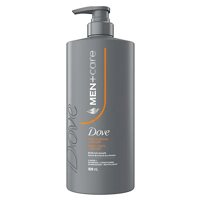 Men+Care Thick & Strong 2-in-1 Shampoo + Conditioner For Weak Hair,   Builds Hair Strength with Calcium