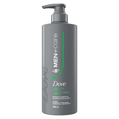 Men+Care Fresh Clean 2-in-1 Shampoo + Conditioner Refreshes & Strengthens Hair  with Menthol