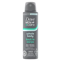 Men+Care Deodorant Spray Whole Body Aloe +  Bamboo, 113g