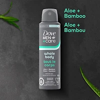 Men+Care Deodorant Spray Whole Body Aloe +  Bamboo, 113g
