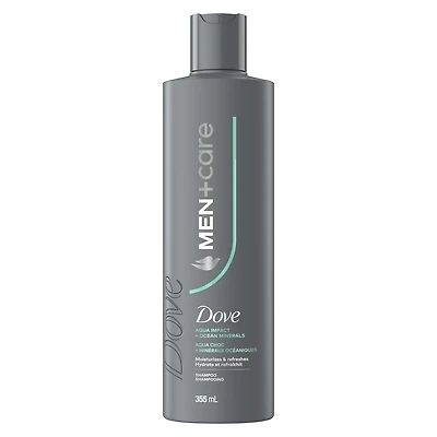Men+Care Aqua Impact Shampoo to Hydrate & Moisturize,  with Ocean Minerals