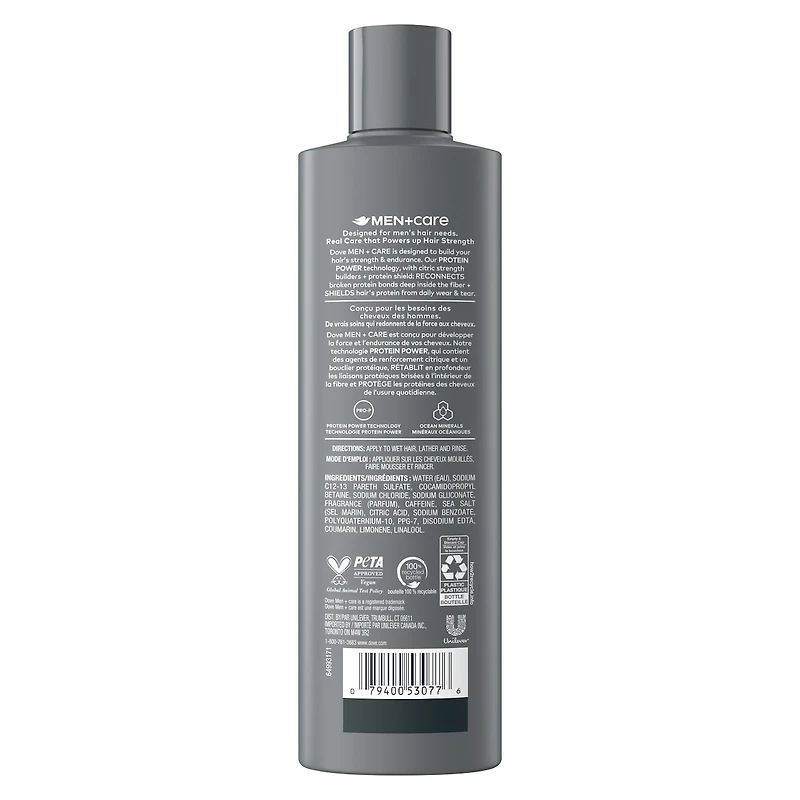 Men+Care Aqua Impact Shampoo to Hydrate & Moisturize, with Ocean Minerals
