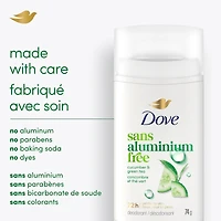 Deodorant Stick, 72h Coconut & Pink Jasmine, Gentle & Hydrating, 74g