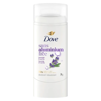 Deodorant Stick, 72h Lavender & Vanilla, Gentle & Hydrating, 74g