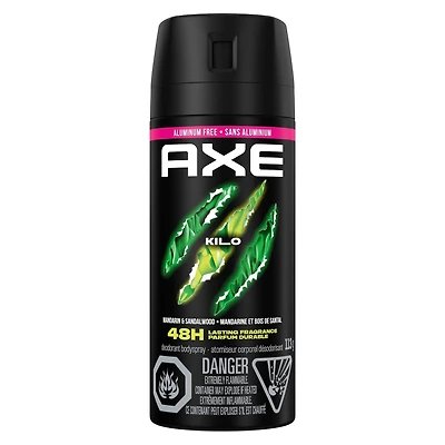 atomiseur corporel désodorisant  AXE  Kilo  113 g