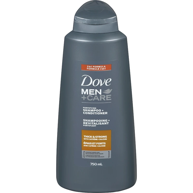 2 in 1 Shampoo and Conditioner Dove Men+Care Thick and Strong 750 ML
