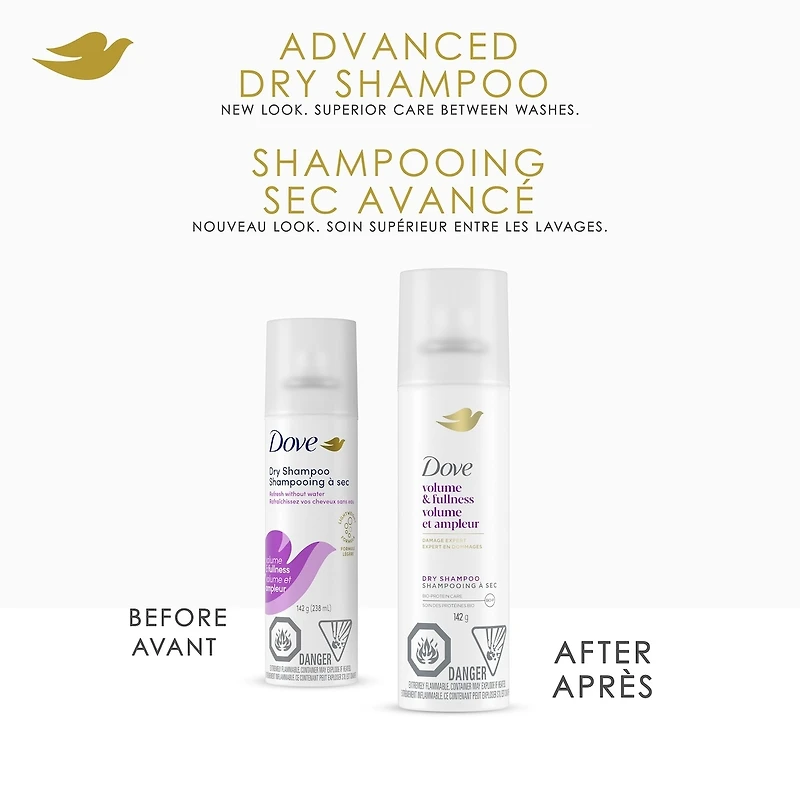 Dove Dry Shampoo care for in between washes Volume & Fullness weightless formula 142 g