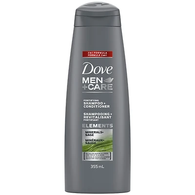 Dove Men+Care Shampoo+Conditioner Minerals+Sage 355 ML