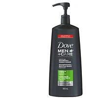 Dove Men+Care 2 in 1 Shampoo and Conditioner for daily use Fresh and Clean deeply cleans and invigorates hair with a refreshing effect 950 ml