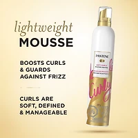 Pantene Pro-V Curl Mousse to Tame Frizz for Soft, Touchable Curls, 187 g