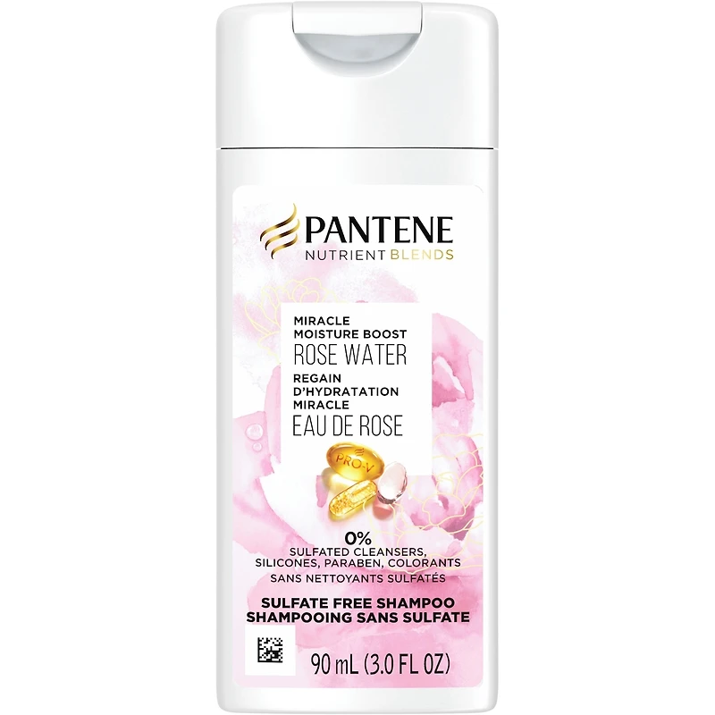 Shampooing Nutrient Blends Re d’hydratation miracle à l’eau de rose sans sulfate