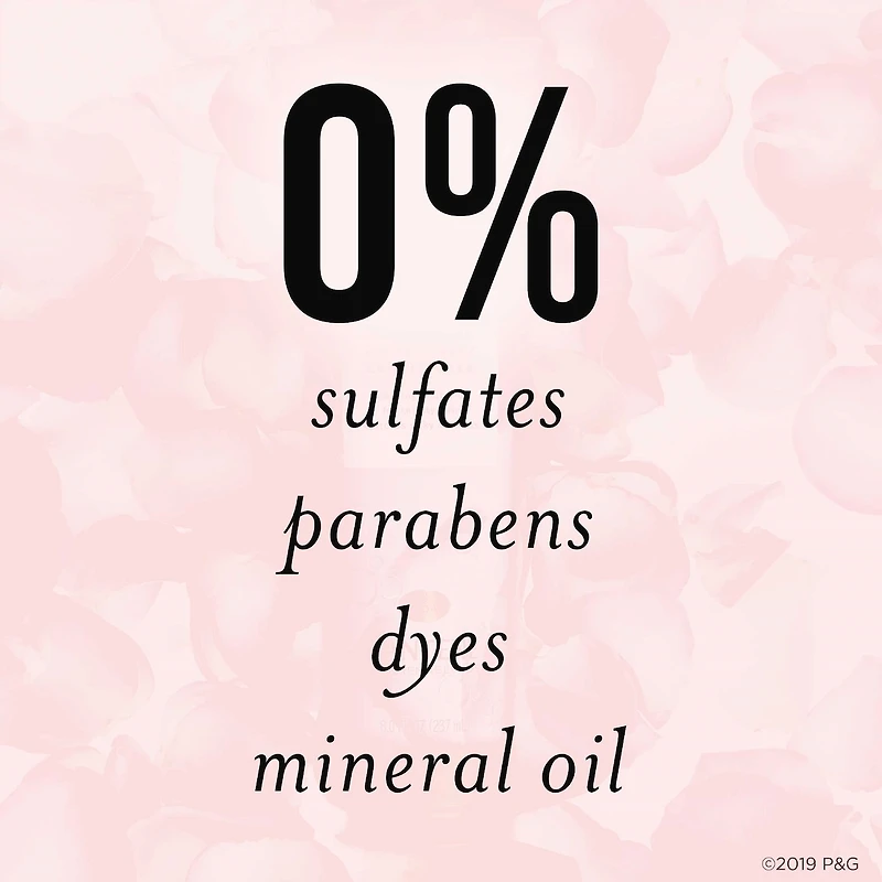 Shampooing Nutrient Blends Re d’hydratation miracle à l’eau de rose sans sulfate
