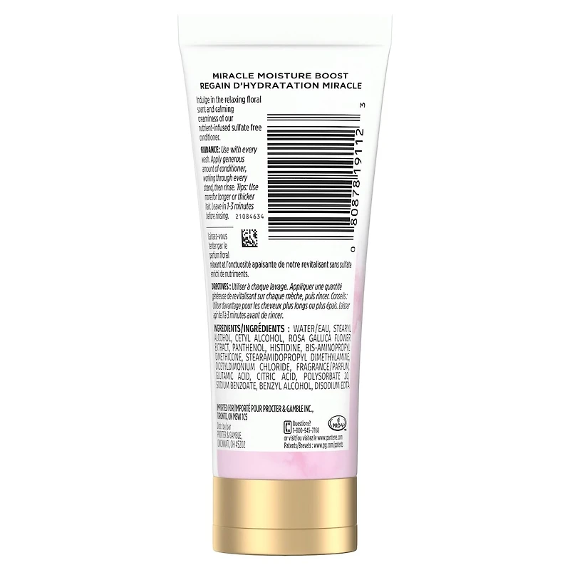 Nutrient Blends Miracle Moisture Boost Rose Water Sulfate Free Conditioner