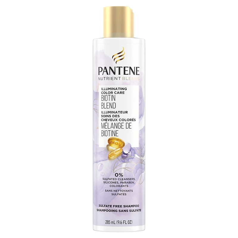 Pantene Illuminating Colour Care Shampoo, Sulfate Free Colour Protection, 285 mL