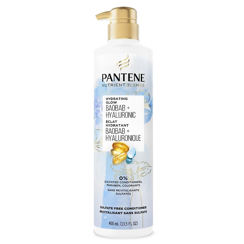 NUTRIENT BLENDS Hydrating Glow SULFATE FREE CONDITIONER With Baobab Essence, 400 mL