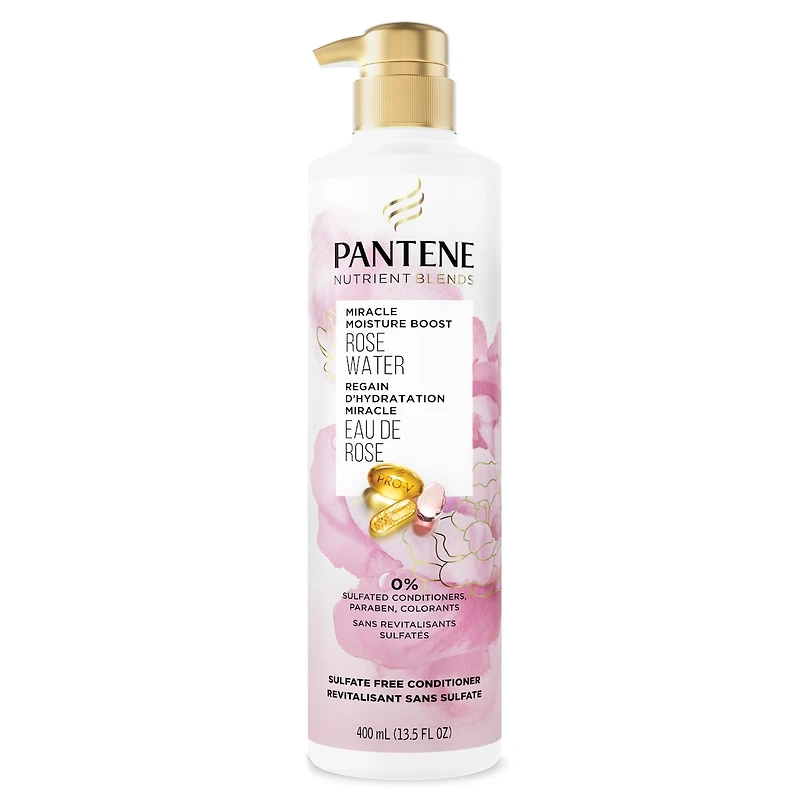 NUTRIENT BLENDS Miracle Moisture Boost with Rose Water SULFATE FREE CONDITIONER, 400 mL
