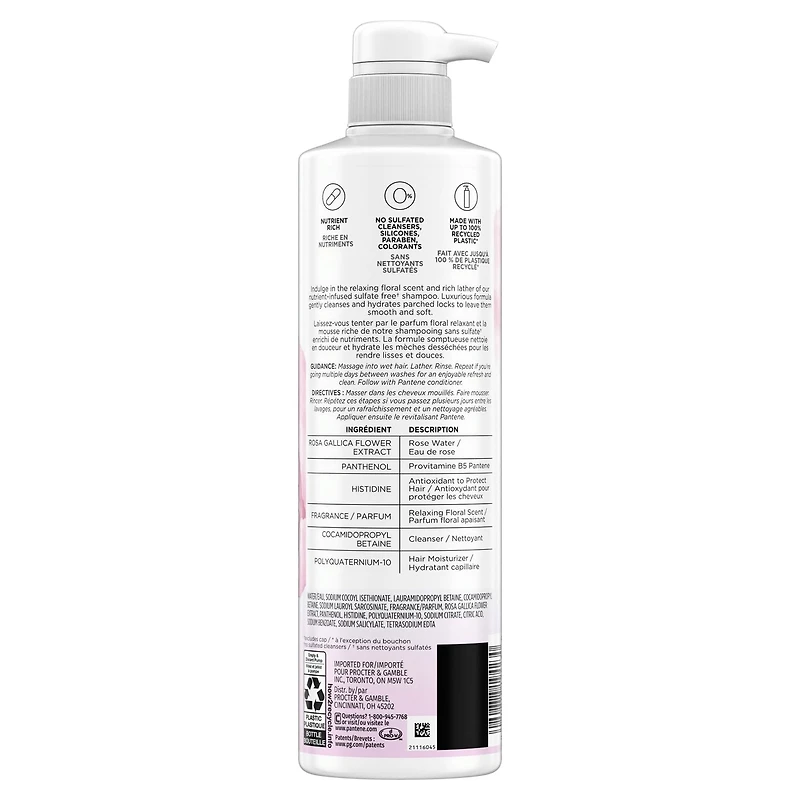 NUTRIENT BLENDS Hydrating Glow SULFATE FREE SHAMPOO With Baobab Essence, 440 mL