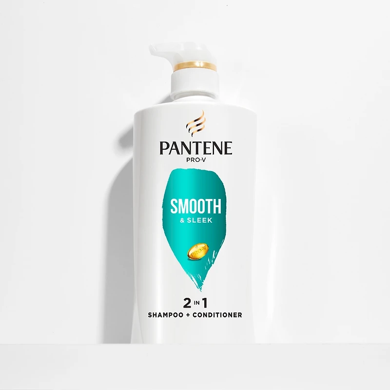 Shampooing et revitalisant 2 en 1 PRO-V Smooth & Sleek