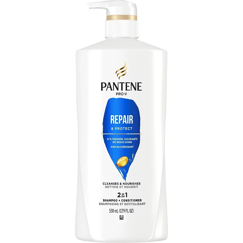 Shampooing et revitalisant 2 en 1 PRO-V Repair & Protect