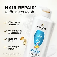 Shampooing et revitalisant 2en1 Nettoyage classique