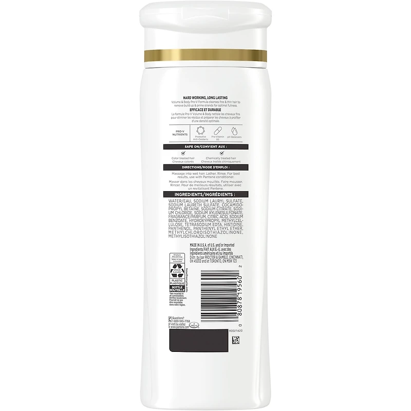 Shampooing PRO-V Volume & Body