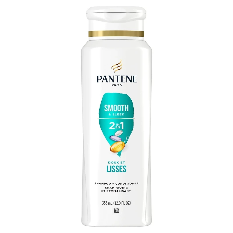 Smooth & Sleek 2in1 Shampoo and Conditioner, 12.0oz/355mL