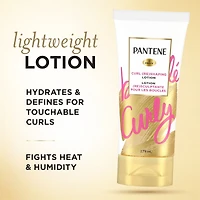 Hair Lotion, Moisturizing, for Curly Hair, Cream Reshapes and Defines Curls with Vitamin B5, Safe for Color Treated Hair, Pro-V