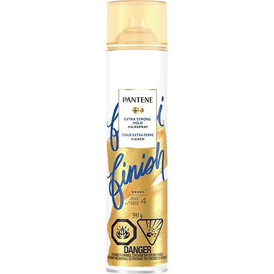 Fixatif Pantene, fixatif tenue extra ferme, tenue longue durée, texturisant, niveau 4