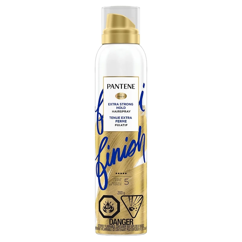 PANTENE Pro-V Extra Strong Hold Alcohol Free* Level 5 Hairspray, 200g