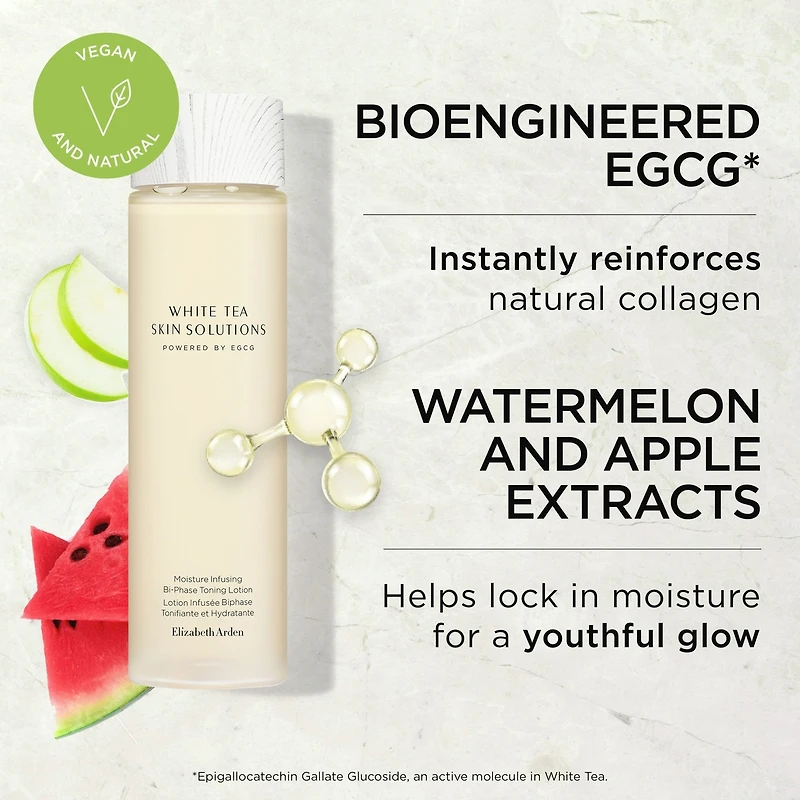 White Tea Skin Solutions Lotion Infusée Biphase Tonifiante et Hydratante