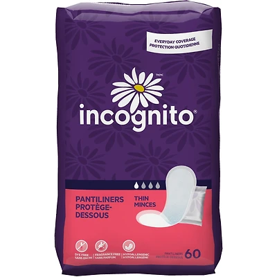 Protège-dessous Incognito minces, longueur régulière