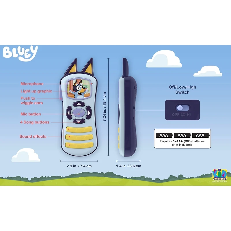 Télécommande Karaoké Bluey