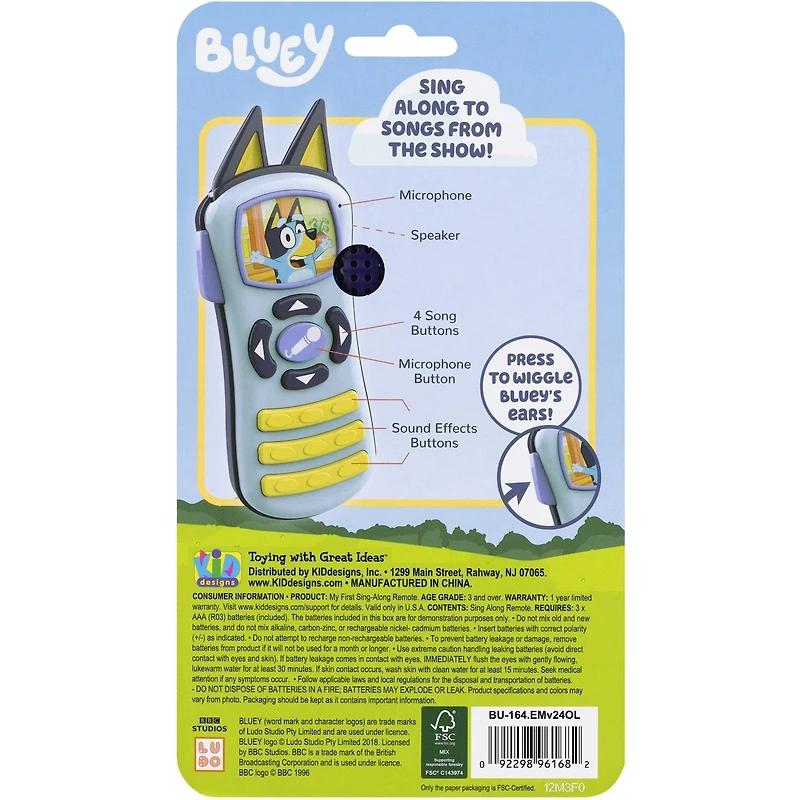 Télécommande Karaoké Bluey