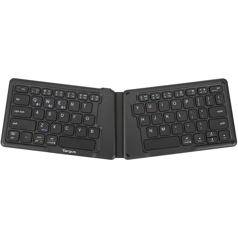 Clavier ergonomique antimicrobien pliable