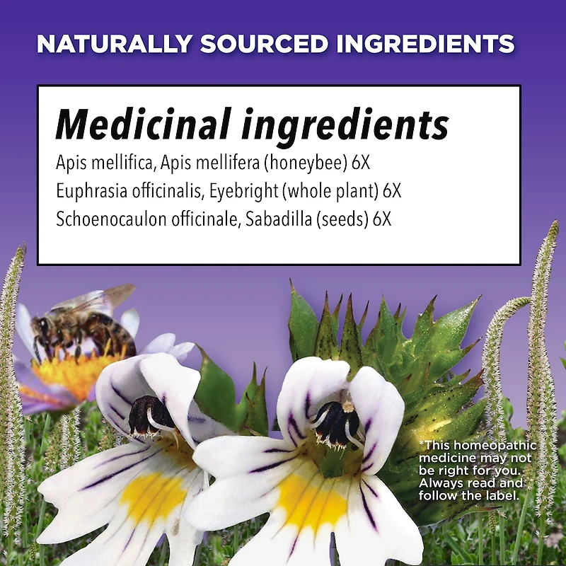 Soulagement des yeux irrités par l’allergieMC