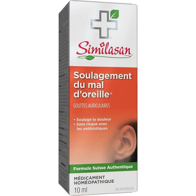 Soulagement du mal d’oreilleMC