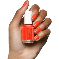 nail polish, vegan, glossy shine finish, salon quality formula, geranium, red