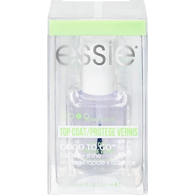 Top Coat Nail Polish with Protective Quick-Dry Agent, Good To Go, High-Gloss & Brilliant Shine