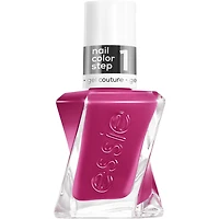 essie gel couture, 2-step longwear nail polish,  8-free vegan formula, multi-faceted, red, 13.5ml